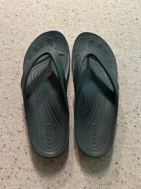 Crocs Kadee Sandals Flip Flops Women's 11 Black